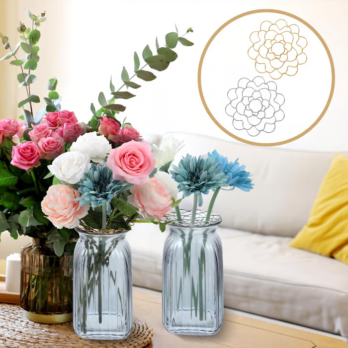 FloraCraft – stainless steel flower arranging aid with flower grid