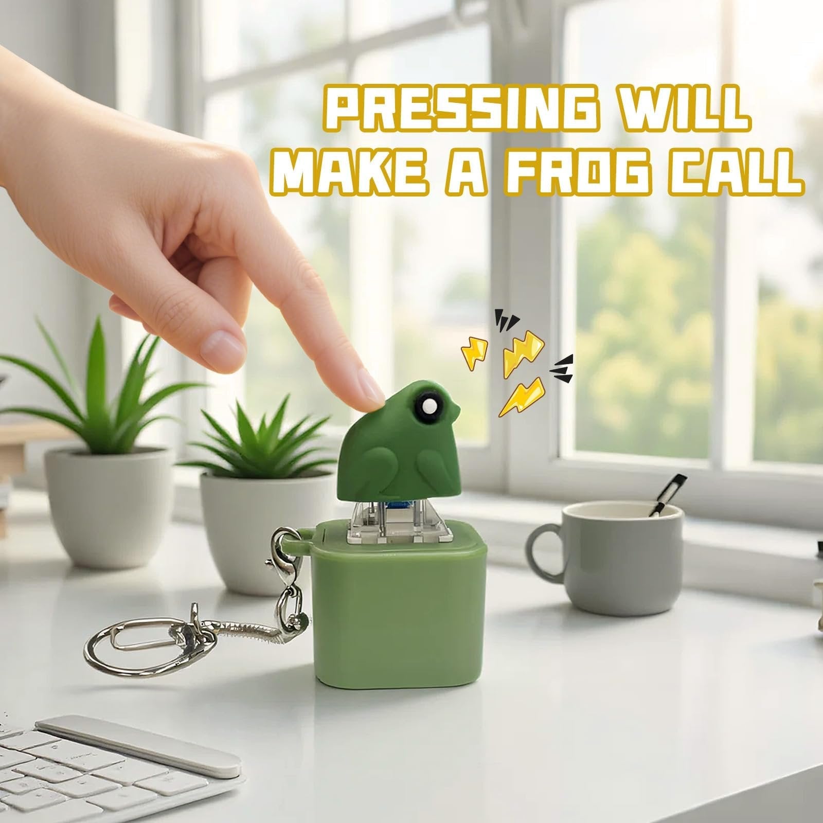 FroGlow Croaking Keychain – Reduce Stress