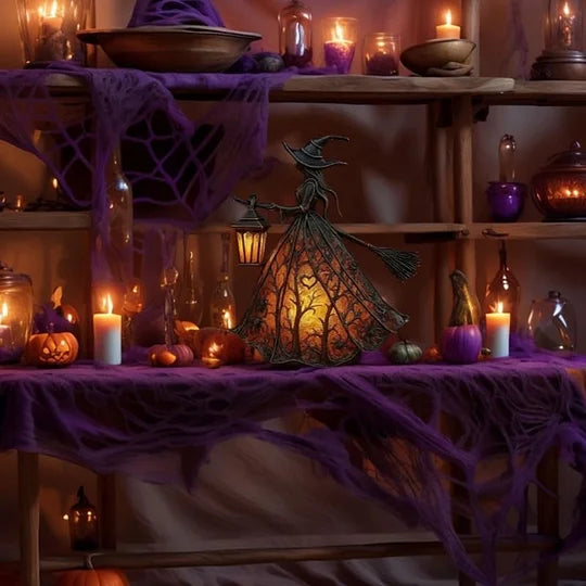 SpookyGlow – Magical Halloween Witch Lantern | 50% OFF