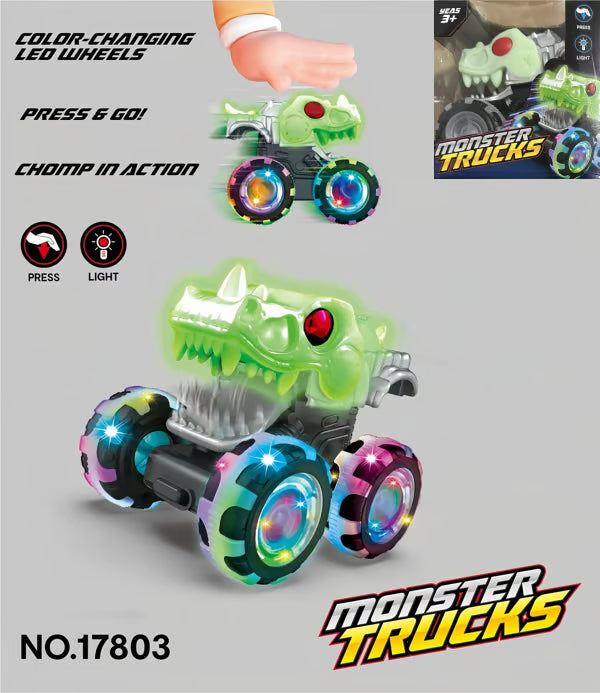 DinoDrive – Light-Up Dinosaur Monster Truck | 50% OFF