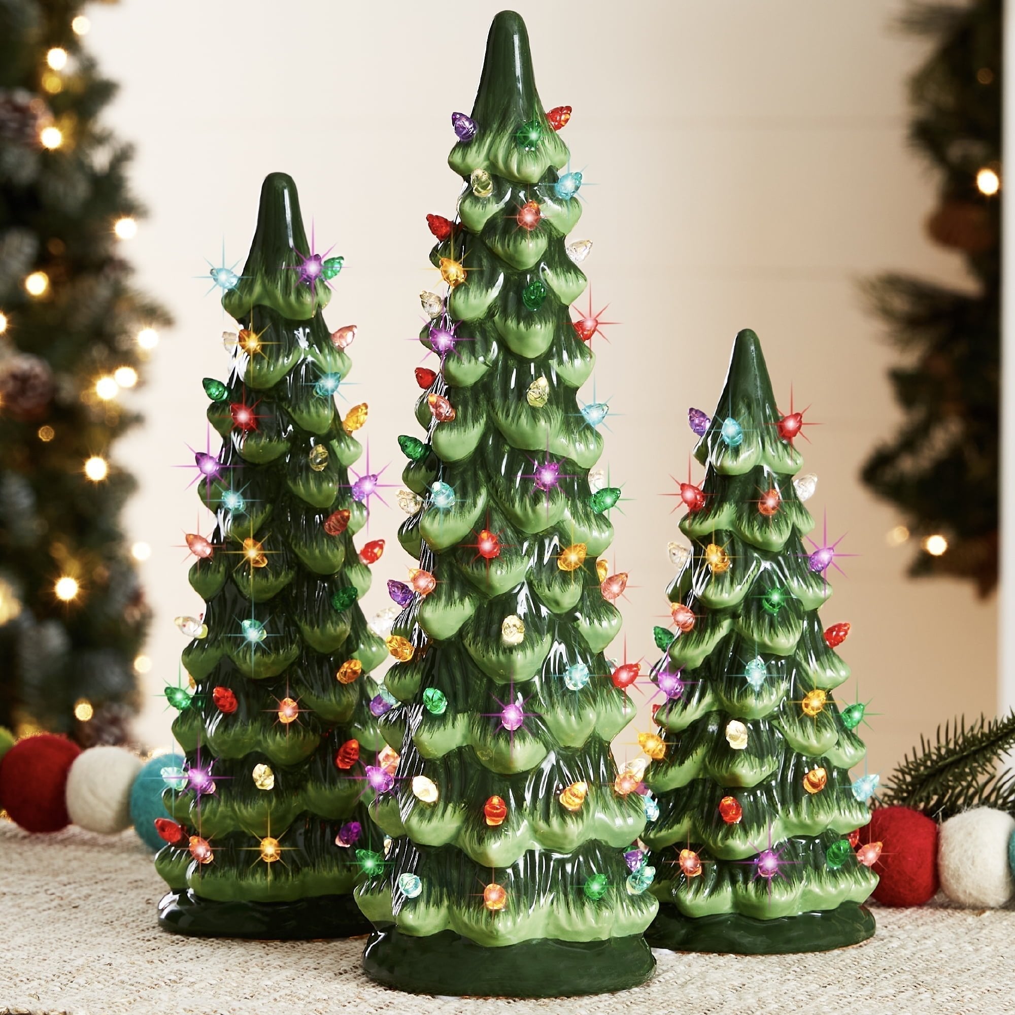 LumiCeram – Hand-Painted LED Christmas Tree | 50% OFF