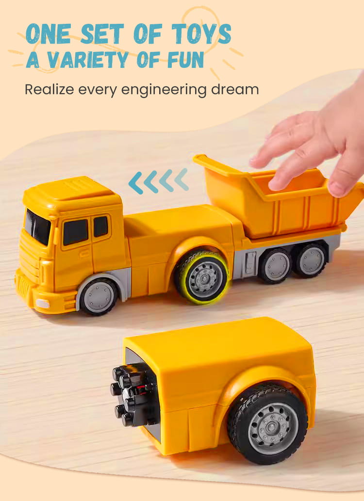 MagnaBuild – Creative Magnetic Construction Vehicle Set | 50% OFF