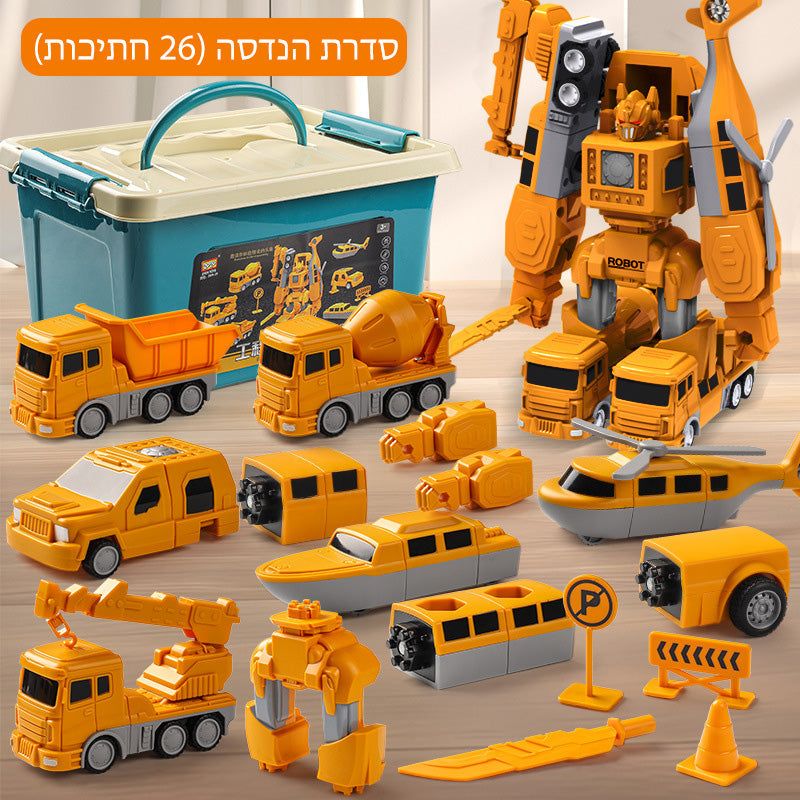 MagnaBuild – Creative Magnetic Construction Vehicle Set | 50% OFF