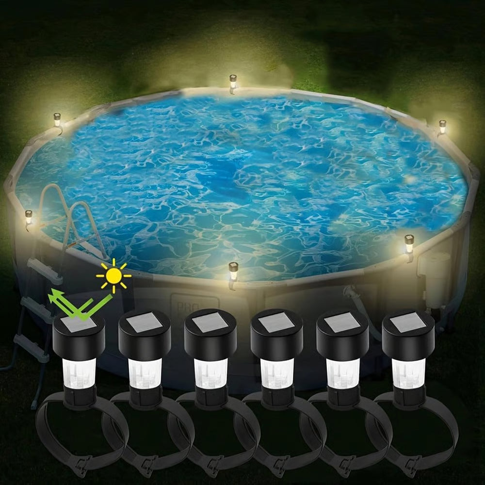 AquaGlow – Solar LED pool lights set | 50% OFF