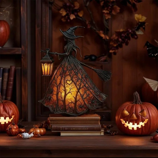 SpookyGlow – Magical Halloween Witch Lantern | 50% OFF