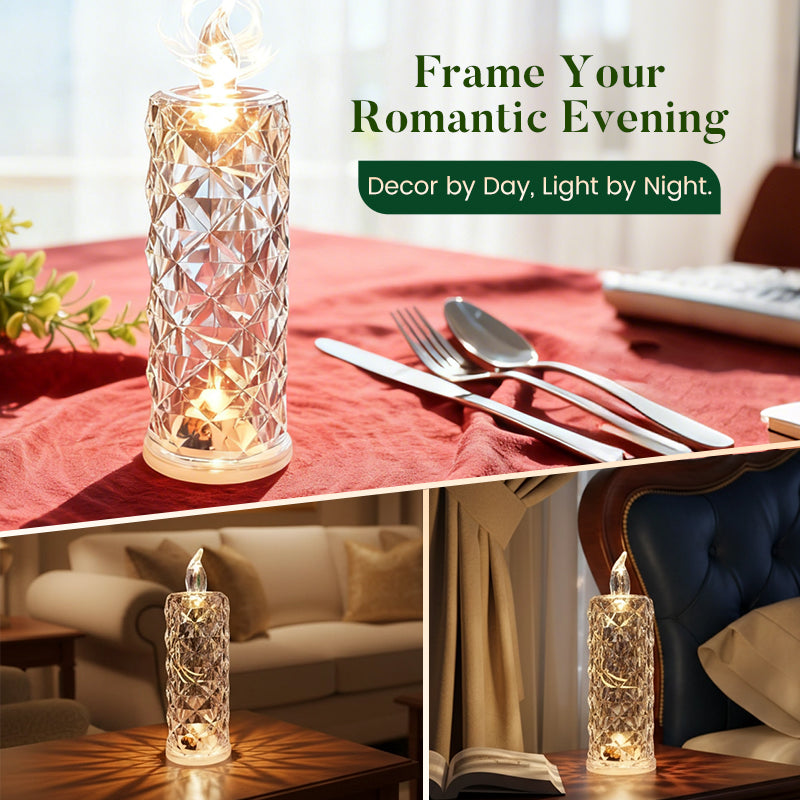 LumiGlow – Crystal LED Candlelight | 1+2 FREE