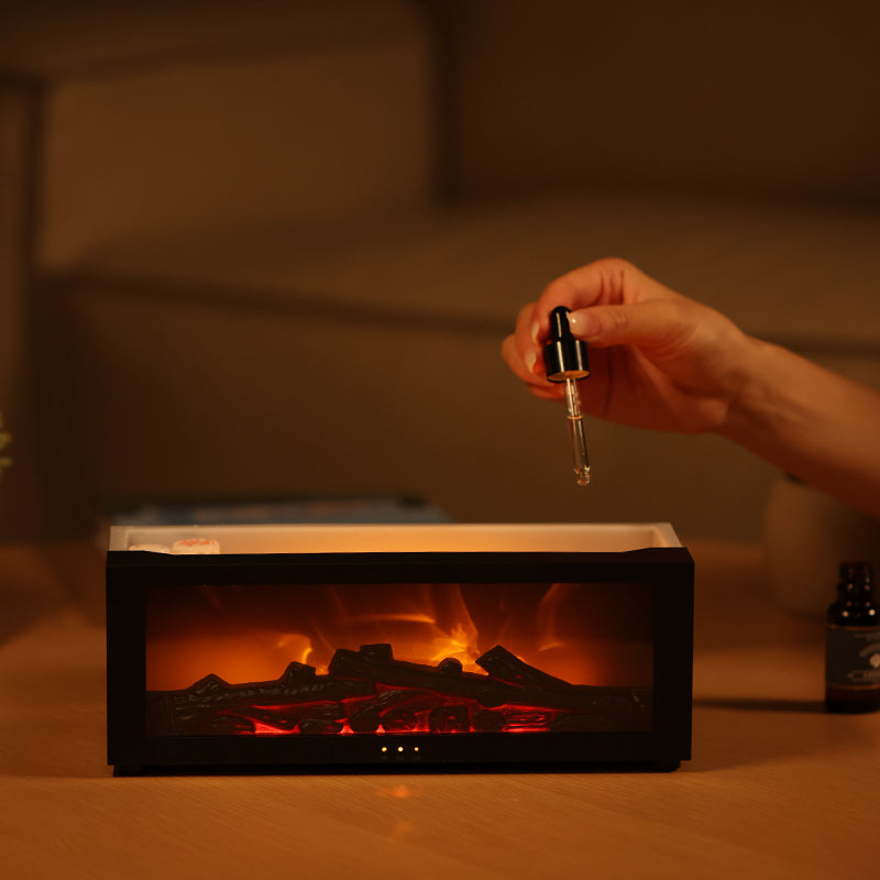 Flame Aromatherapy Diffuser | Stylischer Luftbefeuchter mit 3D-Flammeneffekt