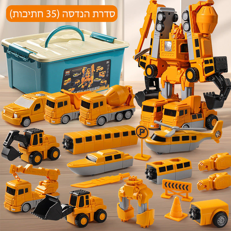 MagnaBuild – Creative Magnetic Construction Vehicle Set | 50% OFF