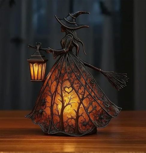 SpookyGlow – Magical Halloween Witch Lantern | 50% OFF