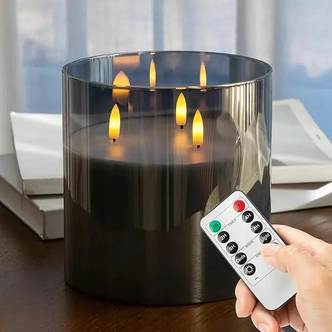 LuminaAura – Impressive LED Glass Candles for Magical Evenings!