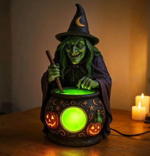 SpookyGlow – Magical Halloween Witch Lantern | 50% OFF