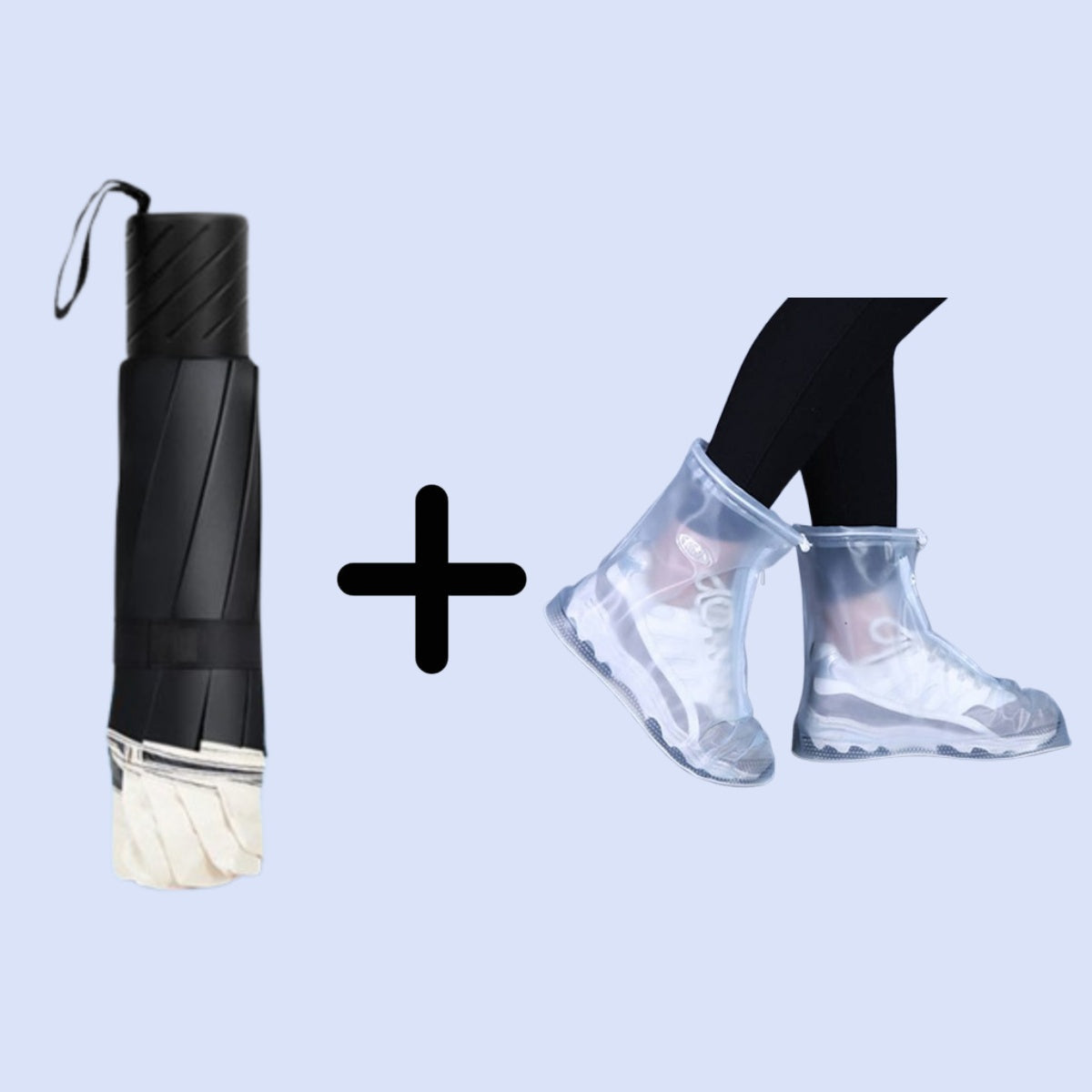 StormShield – 12-rib foldable windproof umbrella