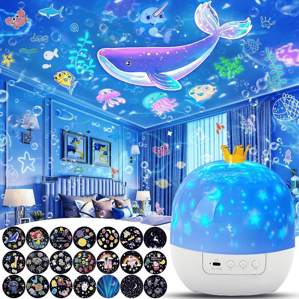 LumiKids – Projector night light for children