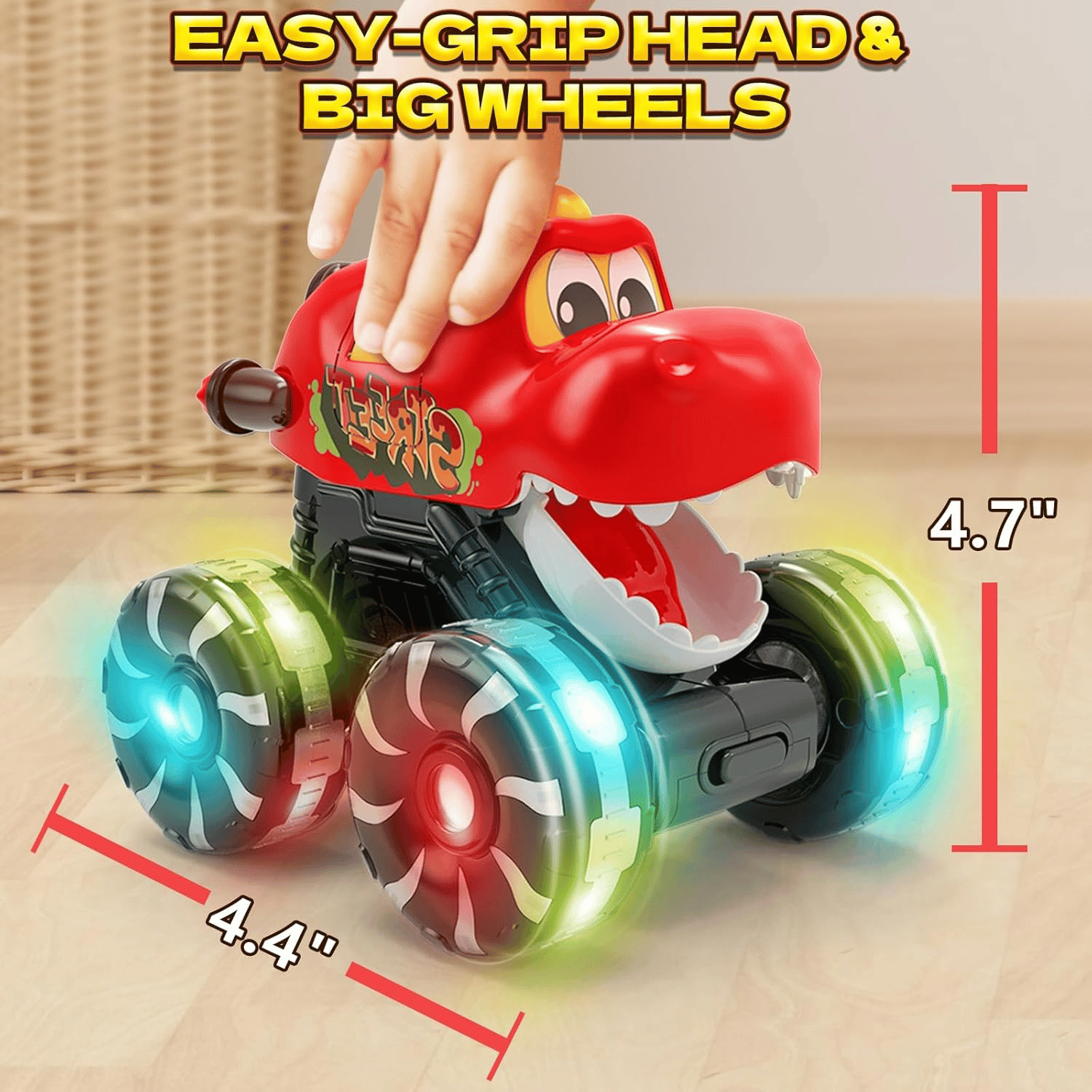 DinoDrive – Light-Up Dinosaur Monster Truck | 50% OFF