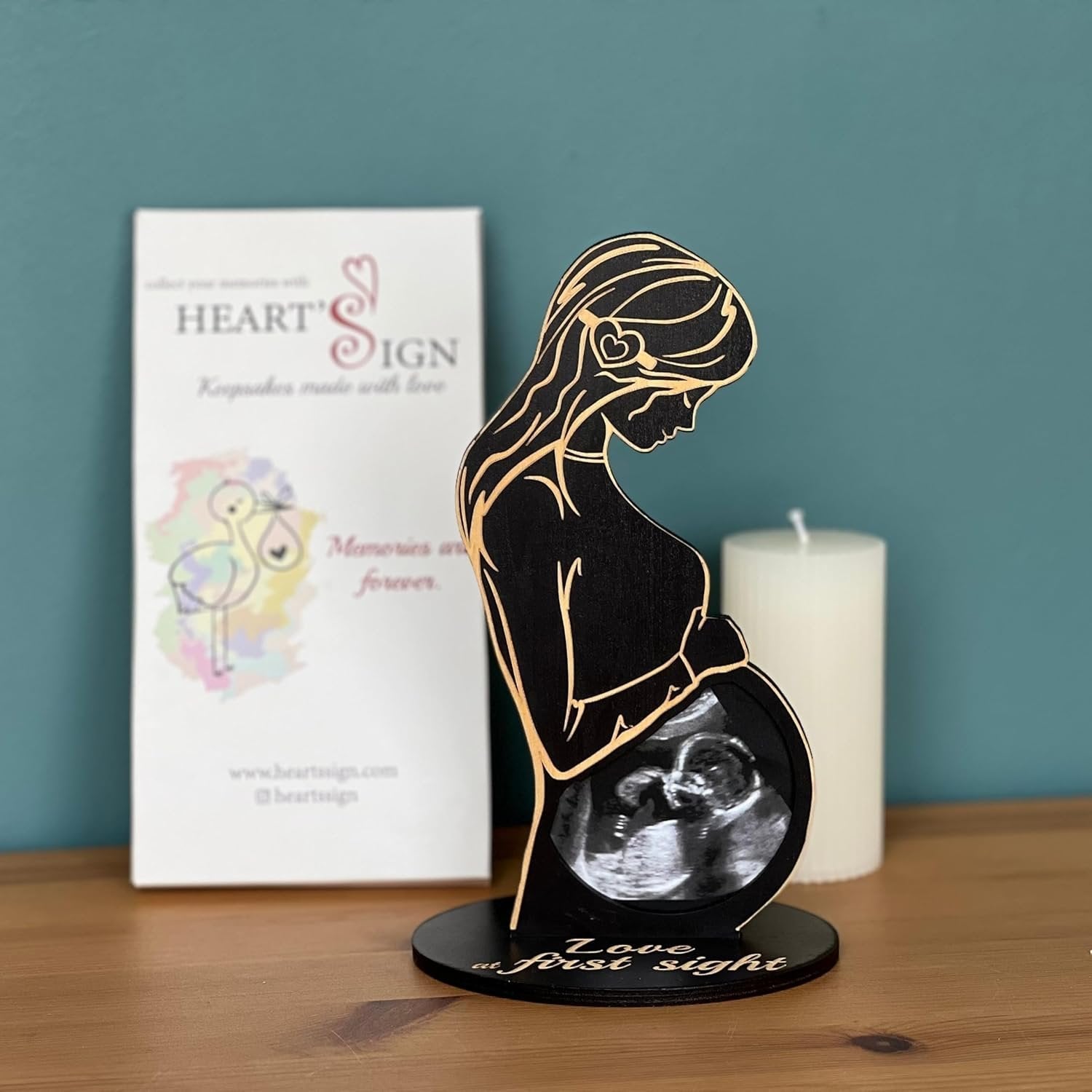 Amelia – Ultrasound Photo Frame for Expectant Mothers | 1+1 FREE