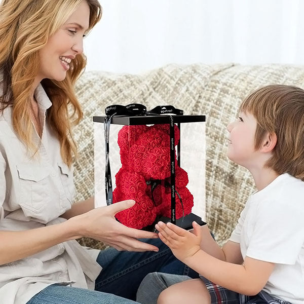 RoseBear – Romantic teddy bear made of eternal roses