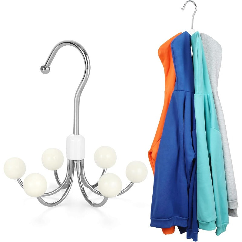 ClosetMaster – 360° Rotating Hoodie and Bag Organizer | 1+2 FREE