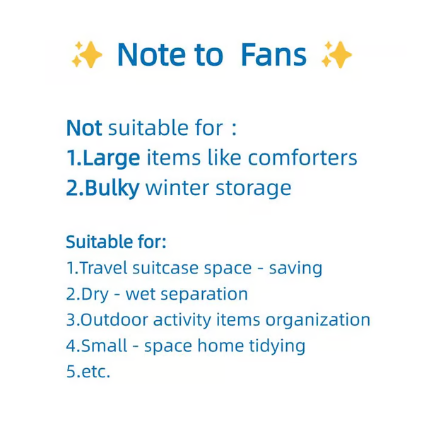 SpaceSaver™ – compression bag | 50% OFF