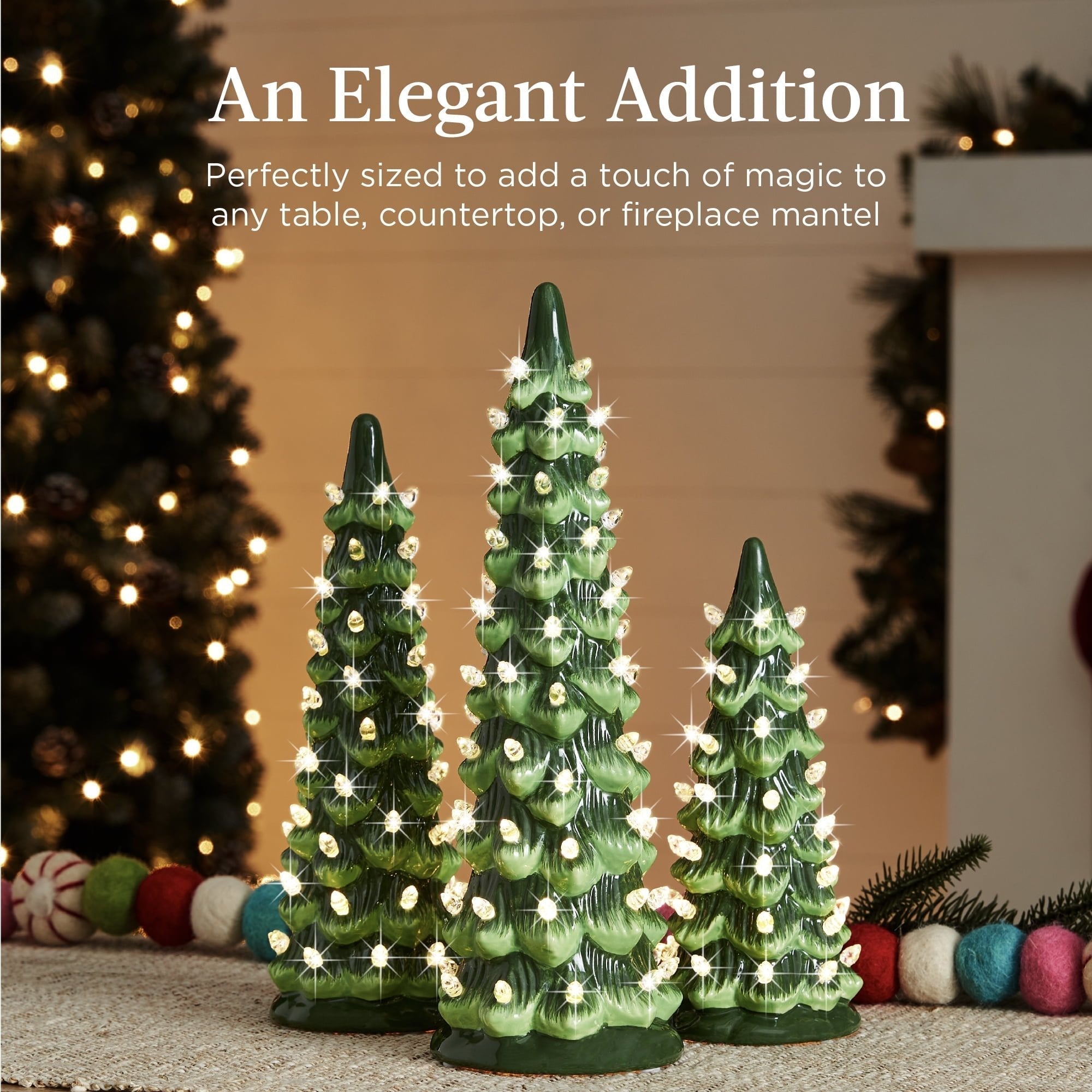 LumiCeram – Hand-Painted LED Christmas Tree | 50% OFF
