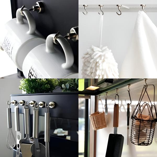 Magtasti – Super Strong Magnetic Hooks (10 pieces) | 1+1 FREE