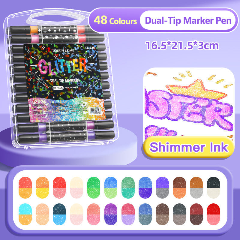 SparkArt – Glitter Marker with Dual Tips