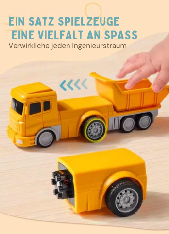 MagnaBuild – Creative Magnetic Construction Vehicle Set | 50% OFF