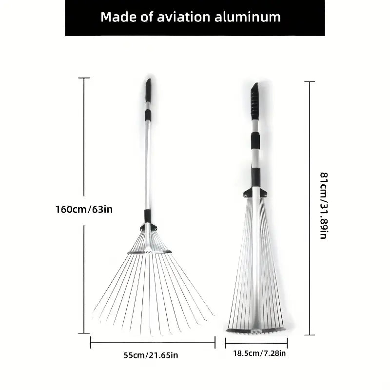 RetractPro Stainless Steel – The versatile garden rake - 15 teeth