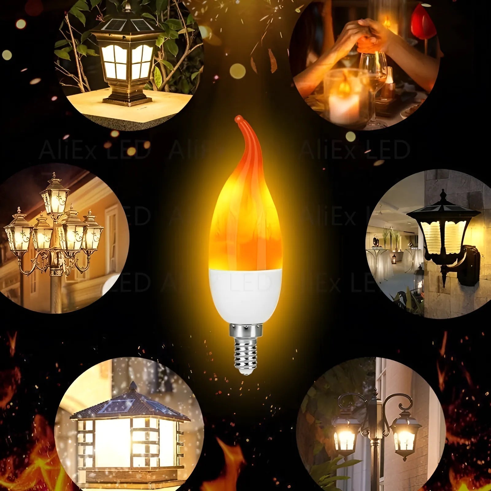 Flame Light LED Light Bulb | 1+1 FREE
