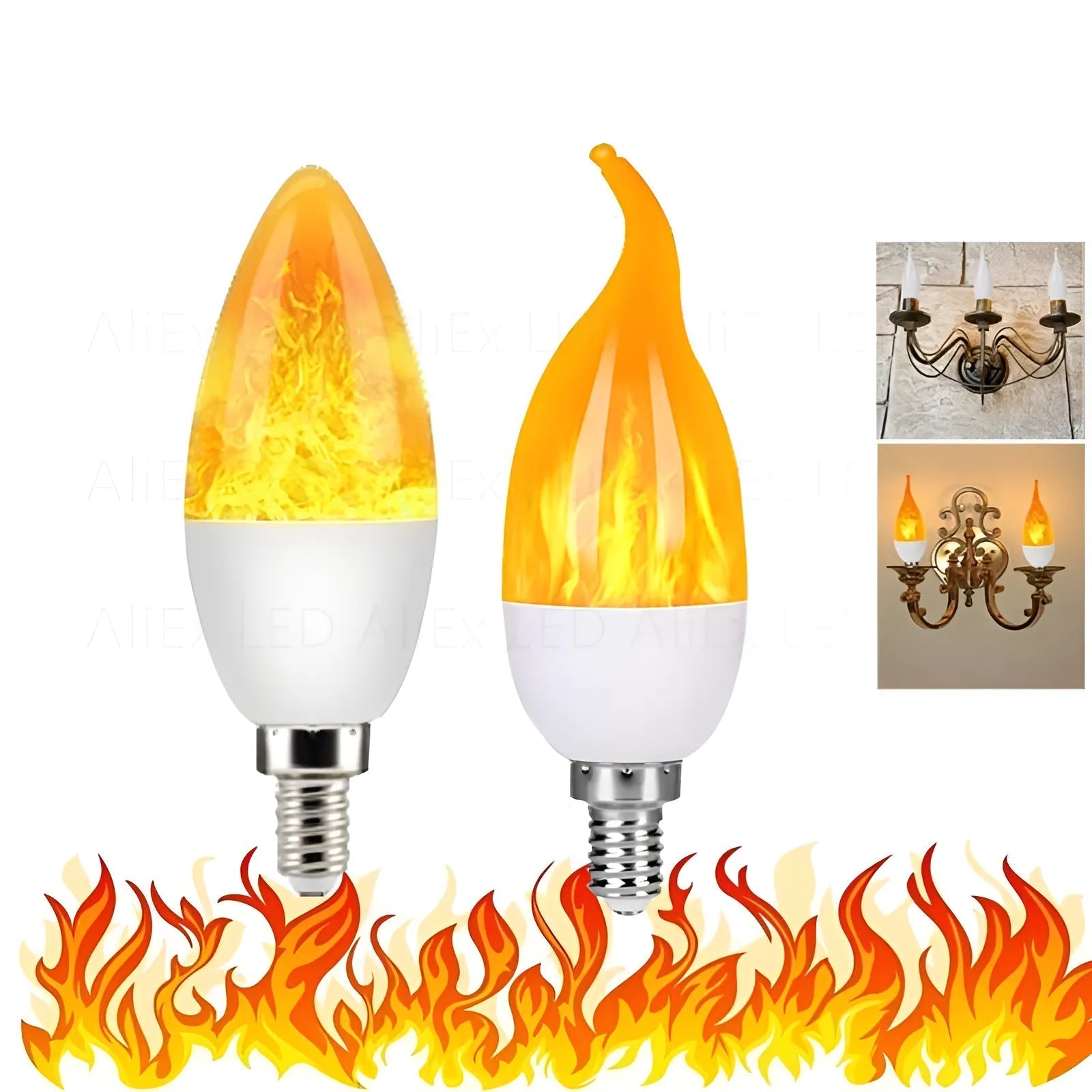 Flame Light LED Light Bulb | 1+1 FREE