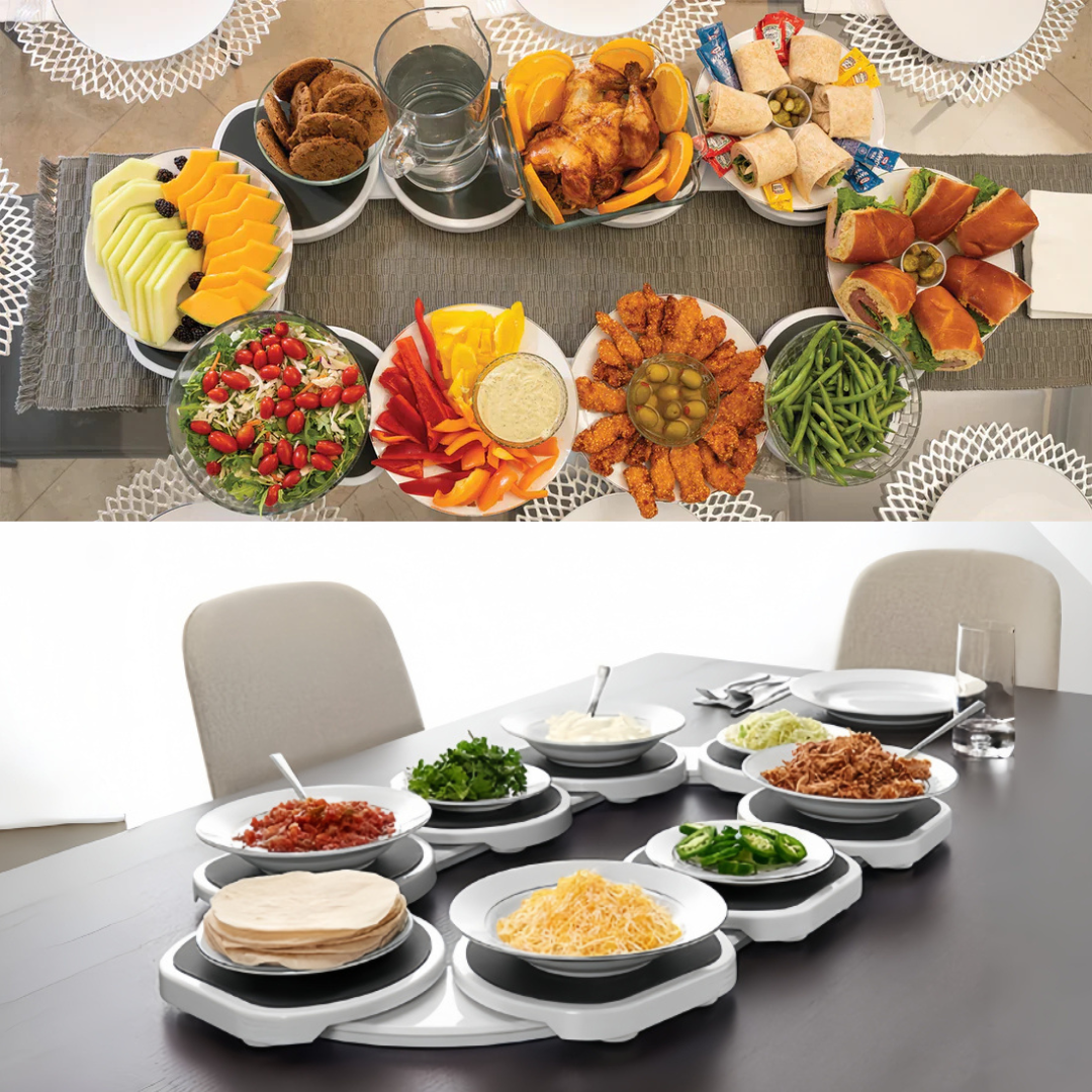 ServeEase – Innovative rotating serving tray for easy dining