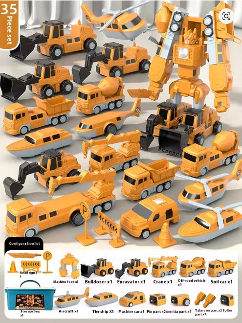 MagnaBuild – Creative Magnetic Construction Vehicle Set | 50% OFF