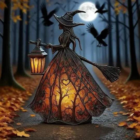 SpookyGlow – Magical Halloween Witch Lantern | 50% OFF