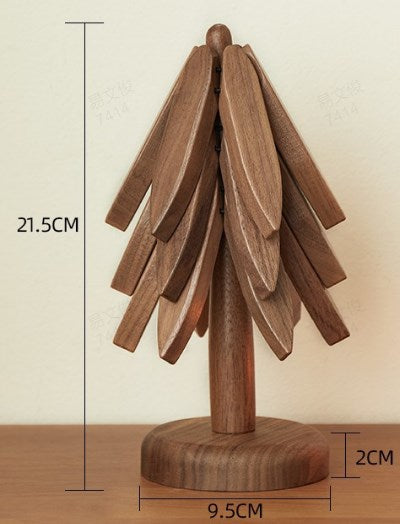 WoodJoy – Festive Wooden Table Coasters | 50% OFF