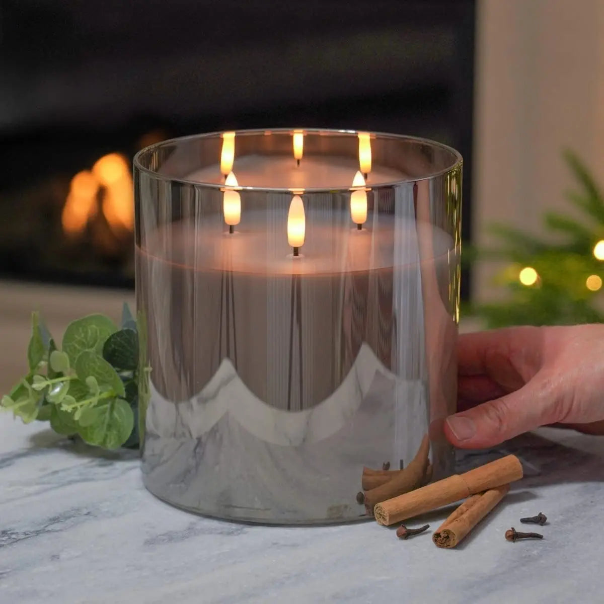 LuminaAura – Impressive LED Glass Candles for Magical Evenings!