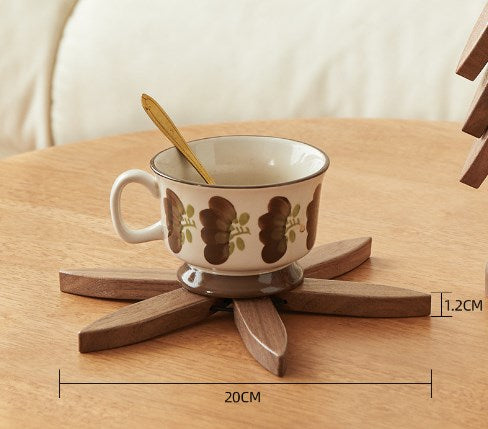 WoodJoy – Festive Wooden Table Coasters | 50% OFF