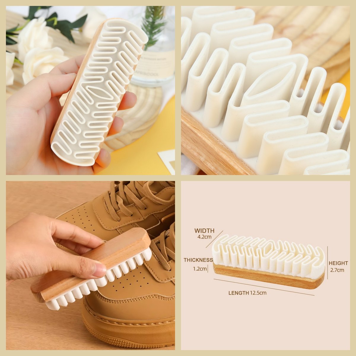 ShoeGuard – Rubber shoe brush for gentle cleaning | 1+2 FREE