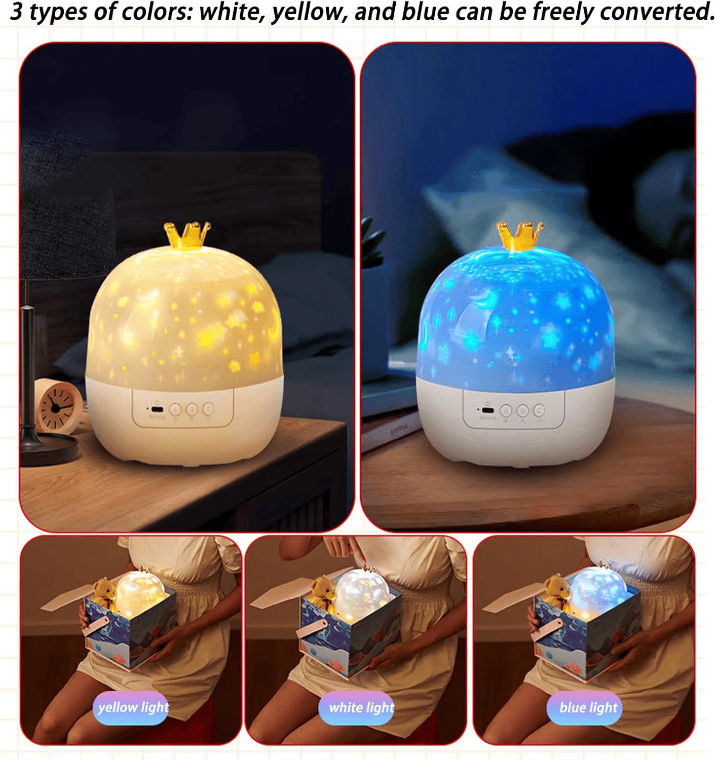 LumiKids – Projector night light for children
