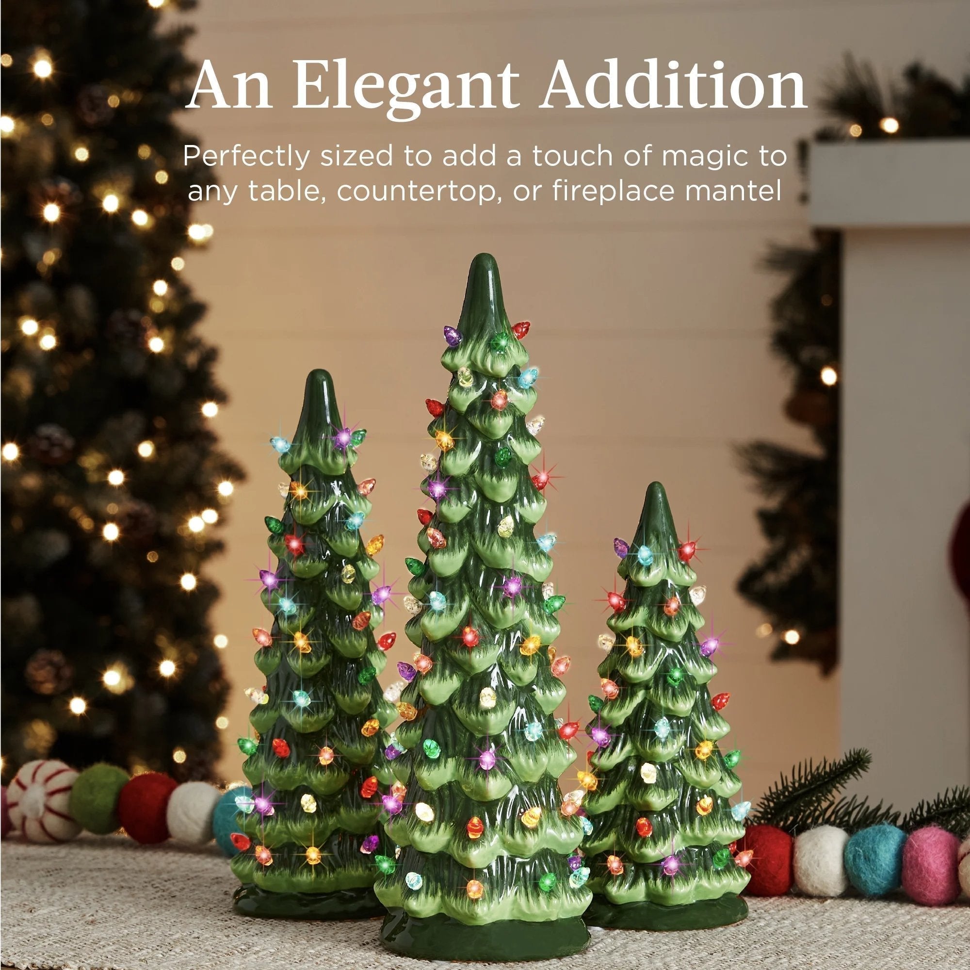 LumiCeram – Hand-Painted LED Christmas Tree | 50% OFF