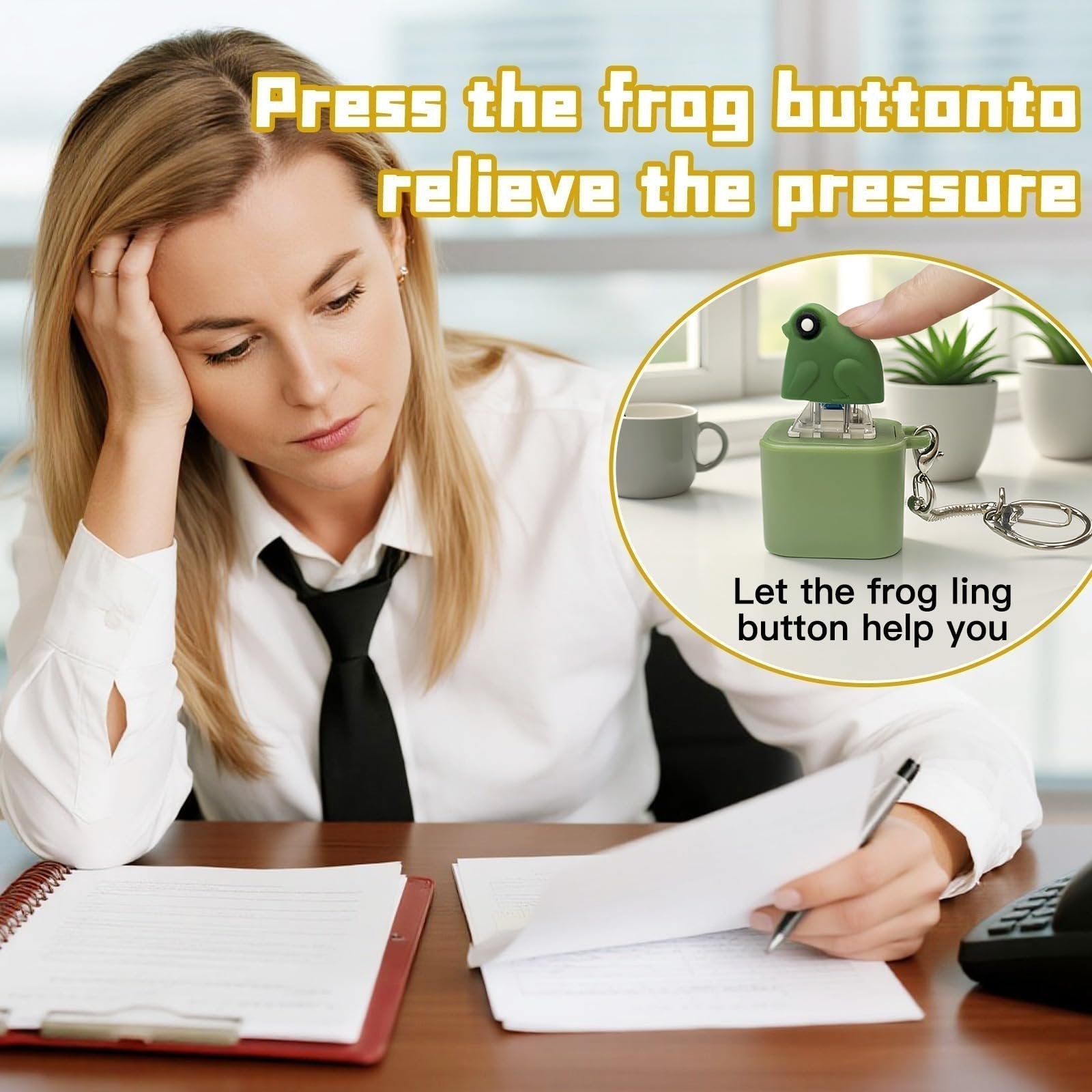 FroGlow Croaking Keychain – Reduce Stress