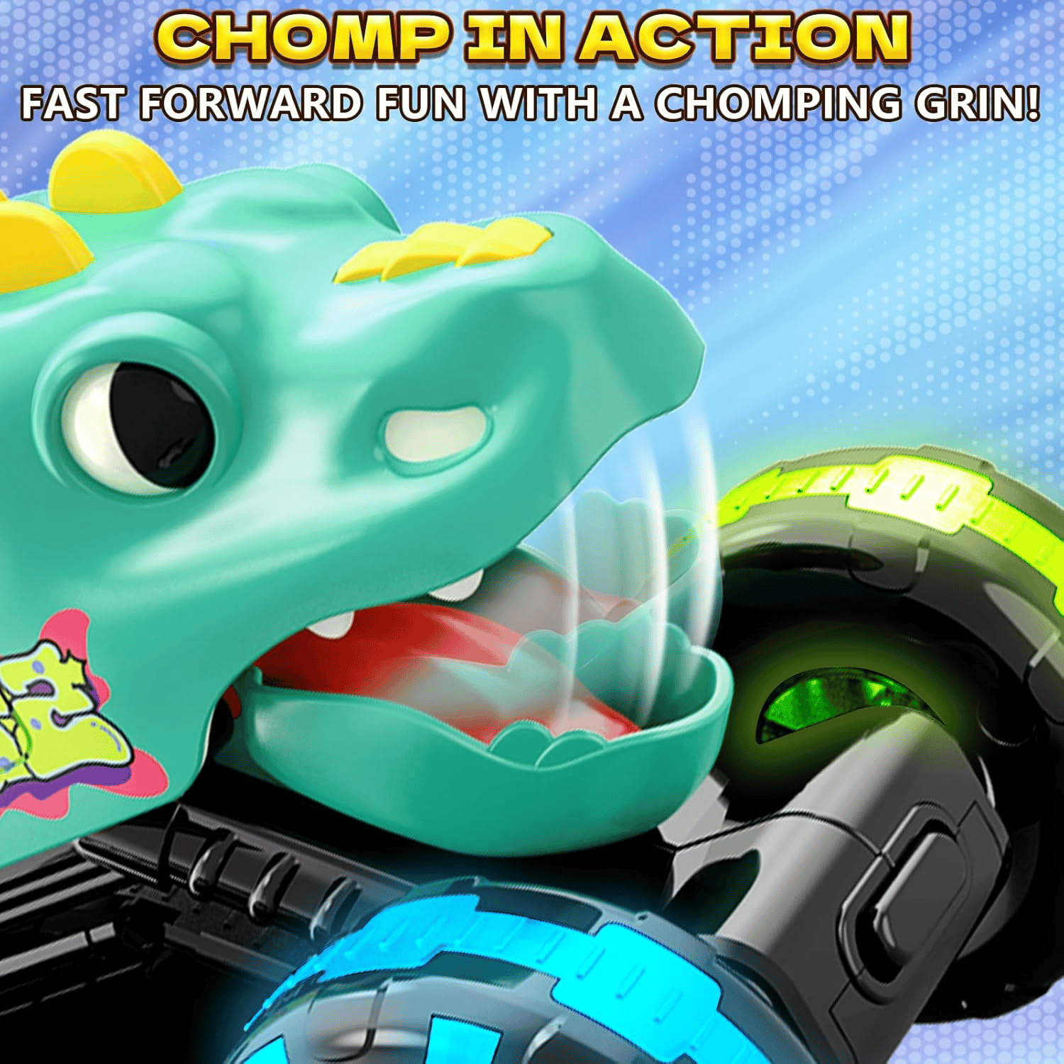 DinoDrive – Light-Up Dinosaur Monster Truck | 50% OFF
