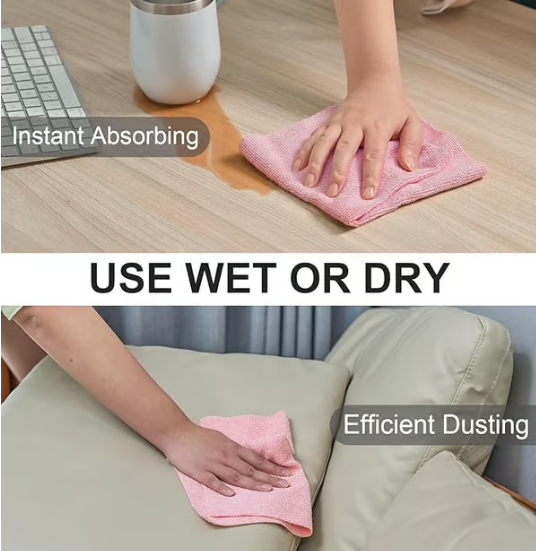 EcoWipe - Reusable Microfiber Cloth Roll | 10+10 FREE