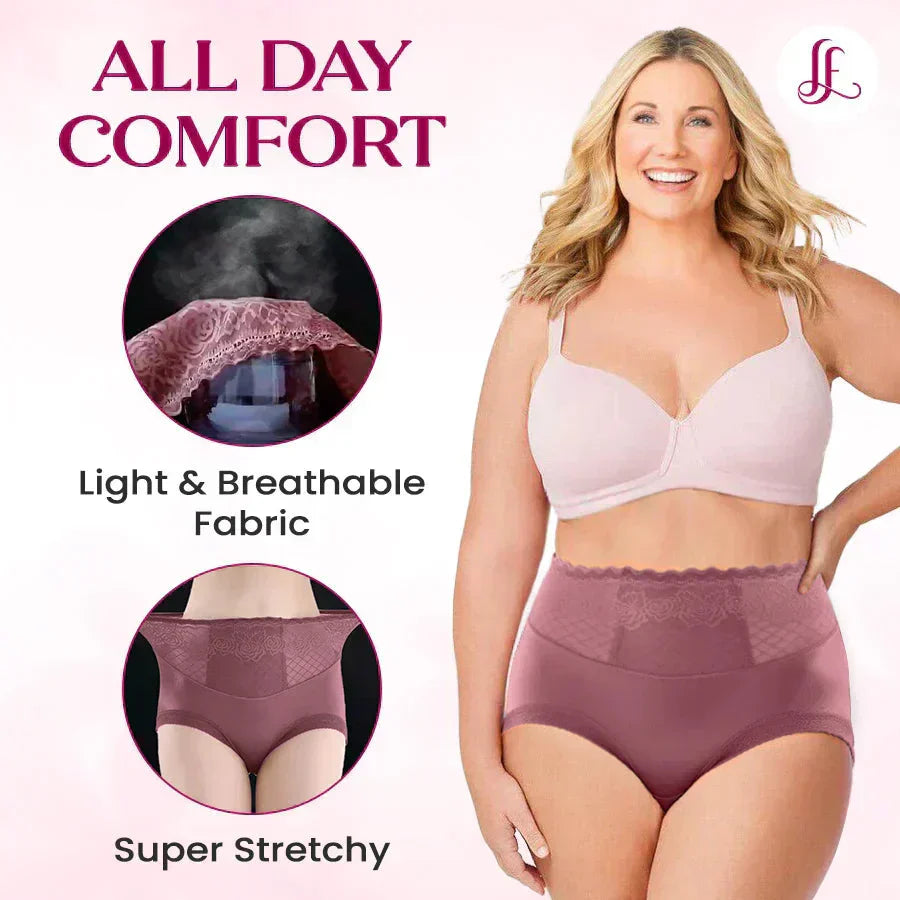 LaceEase – high waist comfort briefs | 1+1 FREE