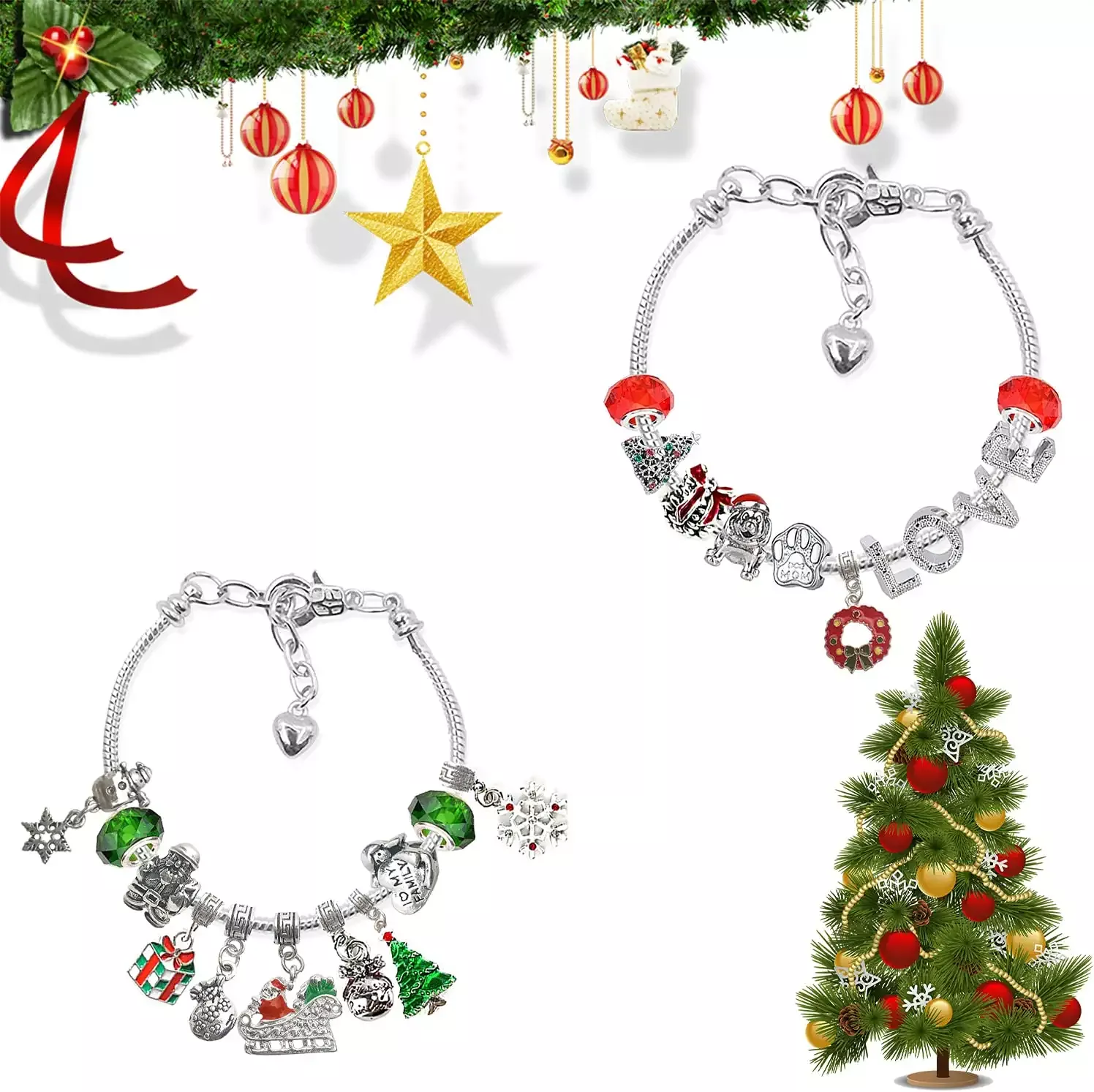 CharmXmas - DIY Advent Calendar Bracelet Set