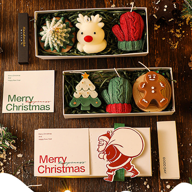 FestiveGlow – Christmas scented candle set in a gift box