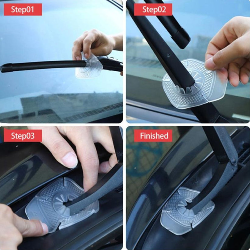 AutoShield – 4 pieces – silicone cover for windshield wiper arm holes
