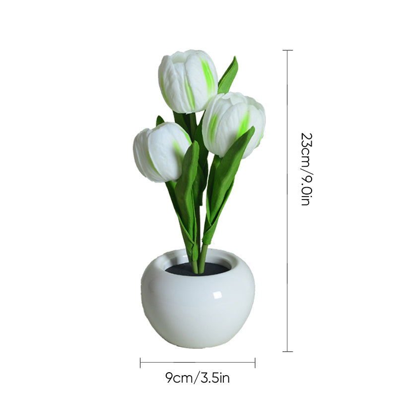 LumaBloom – LED Tulip Night Light Table Lamp