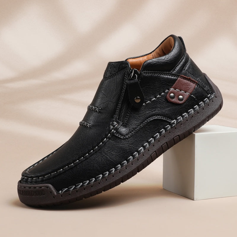 Alex – Retro Outdoor PU Shoes for Men