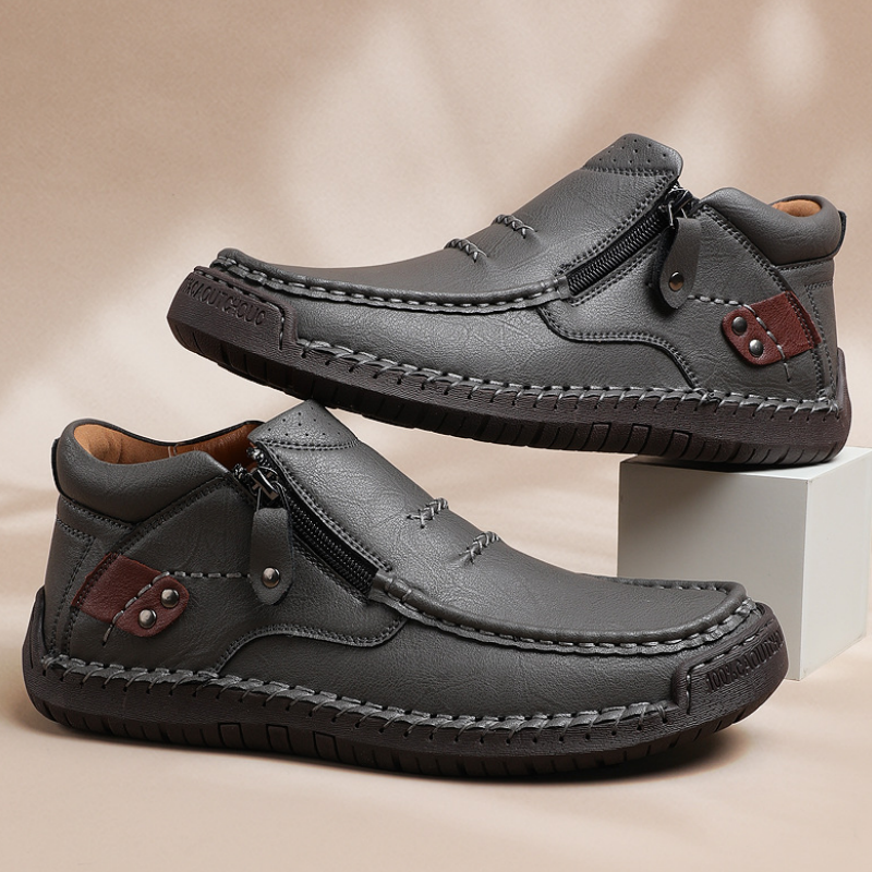 Alex – Retro Outdoor PU Shoes for Men