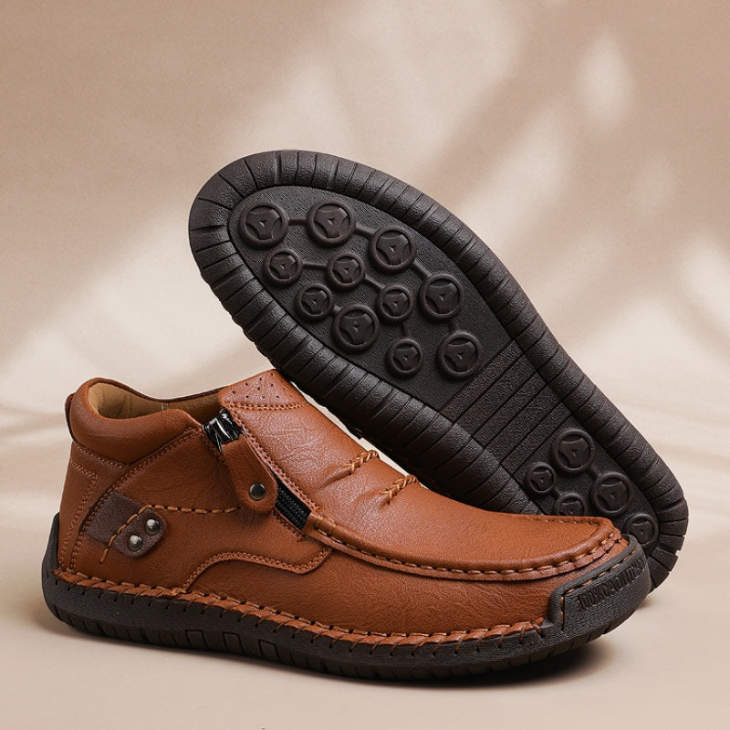 Alex – Retro Outdoor PU Shoes for Men