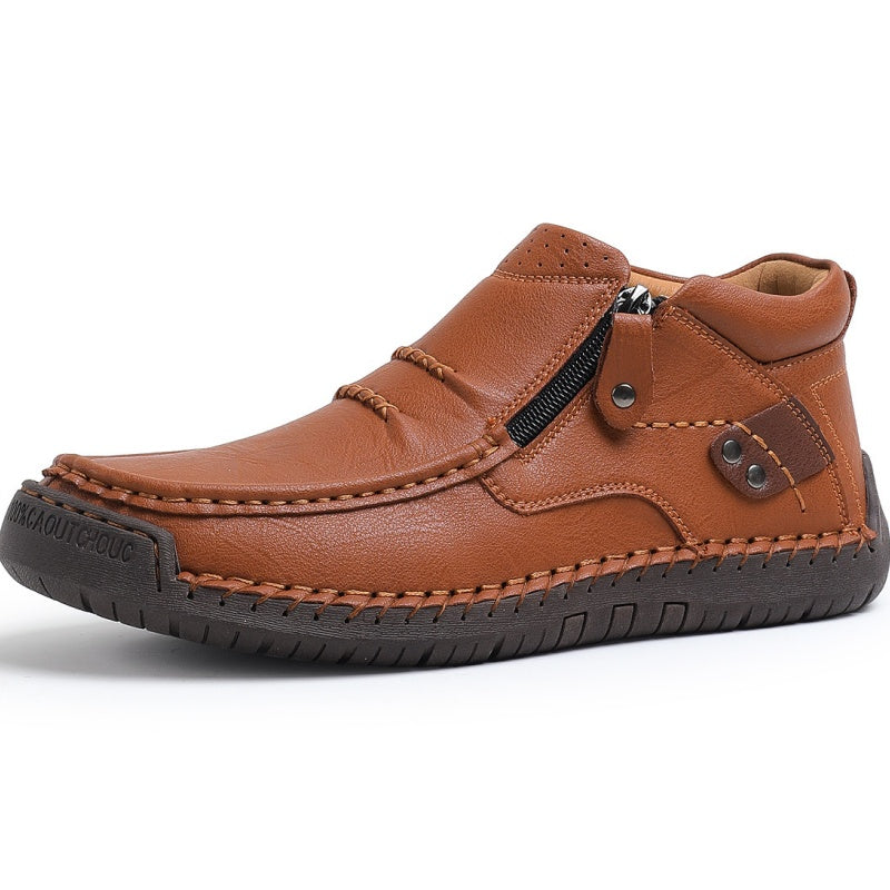 Alex – Retro Outdoor PU Shoes for Men